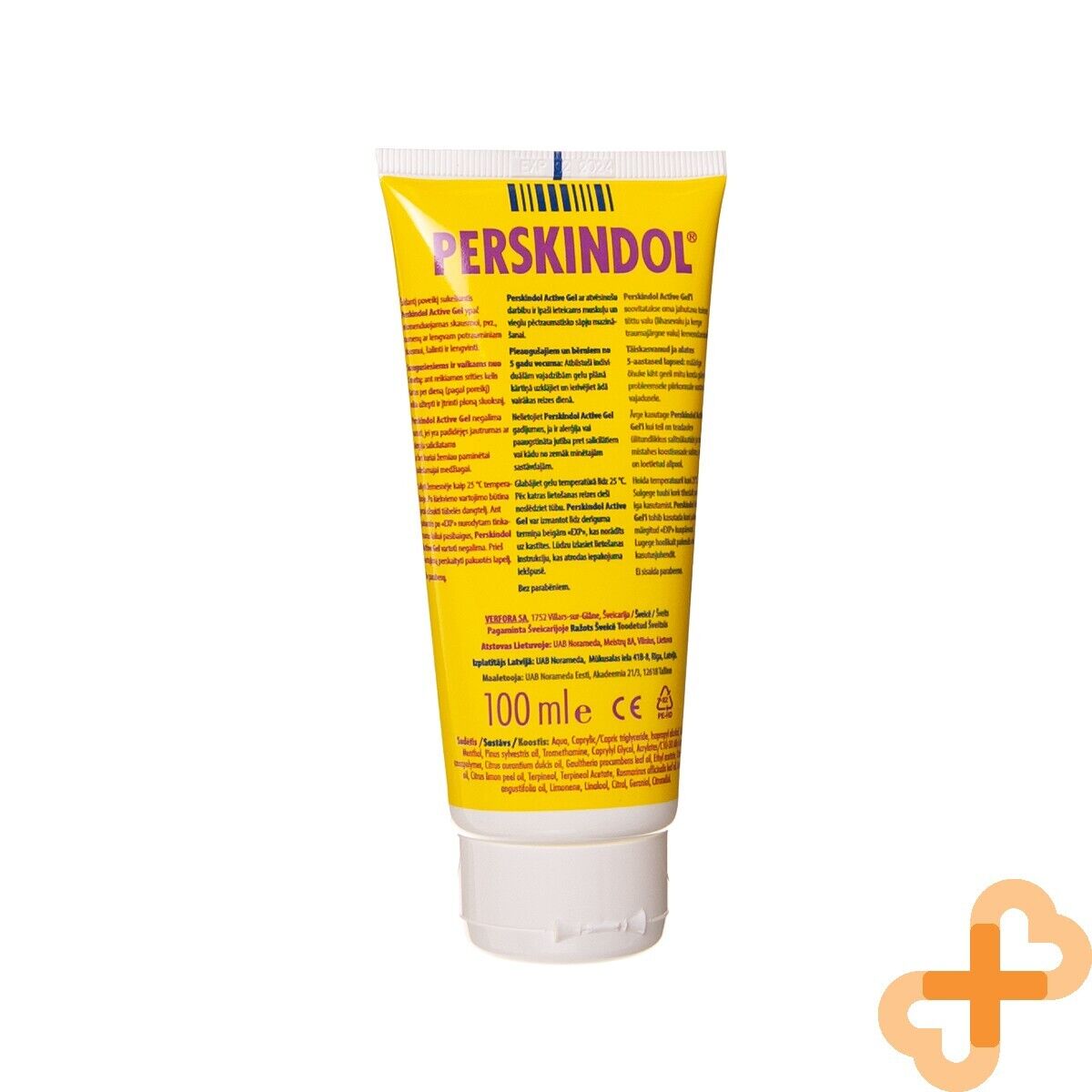 PERSKINDOL ACTIVE Gel 100 ml For Muscles And Joints Cooling Effect PERSKINDOL Au supplements