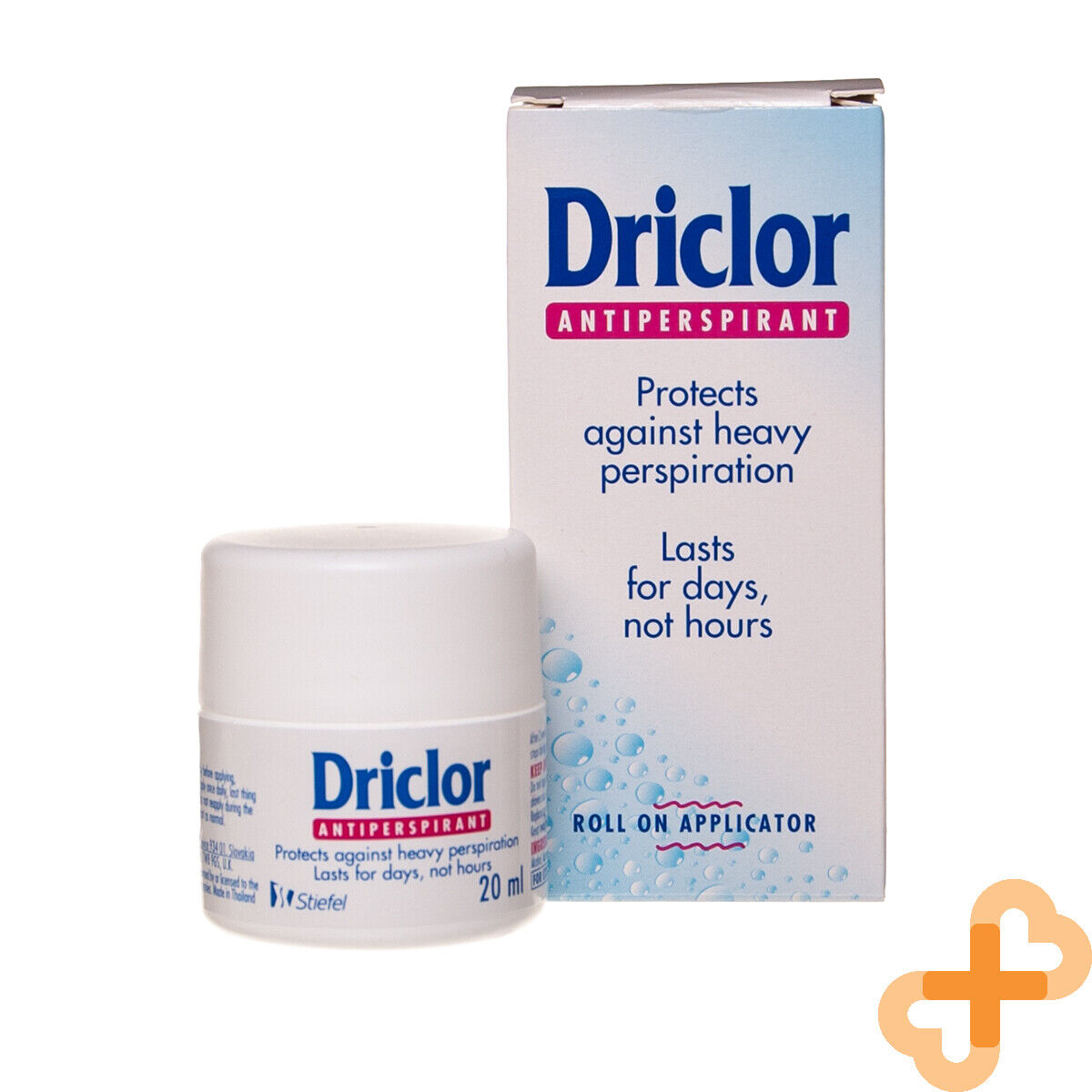 DRICLOR Deodorant Antiperspirant Roll On 20 ml Against Heavy Perspiration Driclor Au supplements