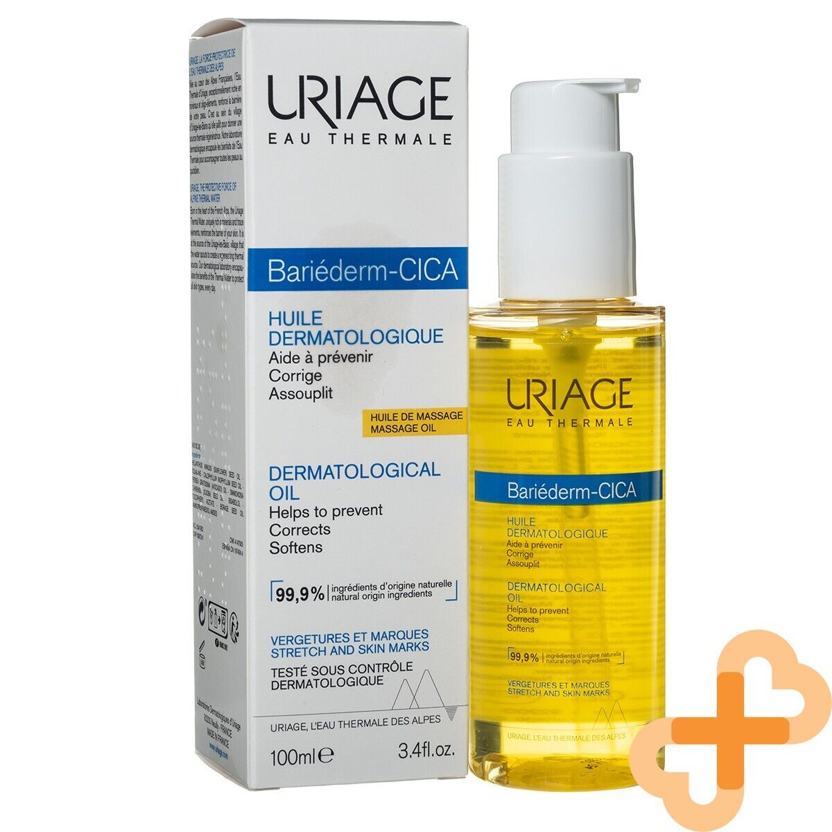 Uriage Bariederm Dermatological Cica Oil Stretch Skin Marks Scars 100ml Uriage Au supplements
