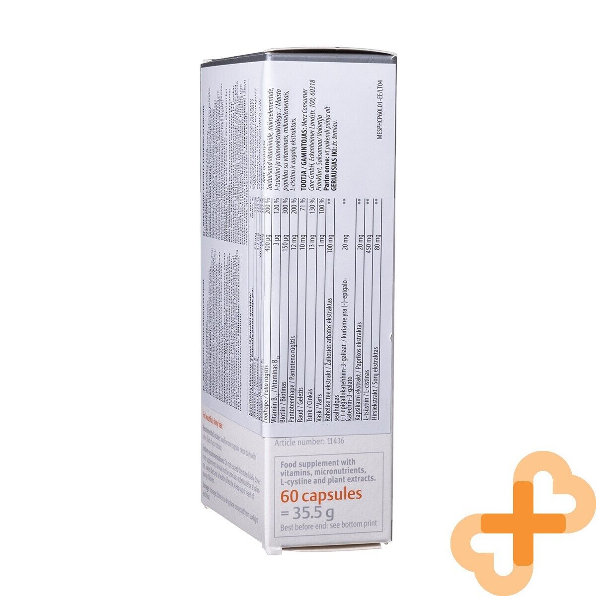 MERZ SPEZIAL Hair 60 Capsules Supplement for Strong and Beautiful Hair Merz Au supplements