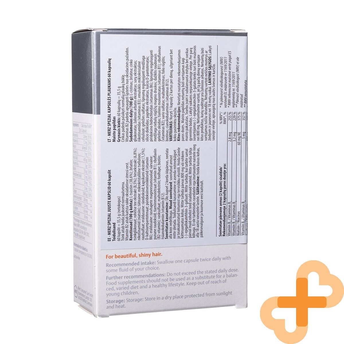 MERZ SPEZIAL Hair 60 Capsules Supplement for Strong and Beautiful Hair Merz Au supplements