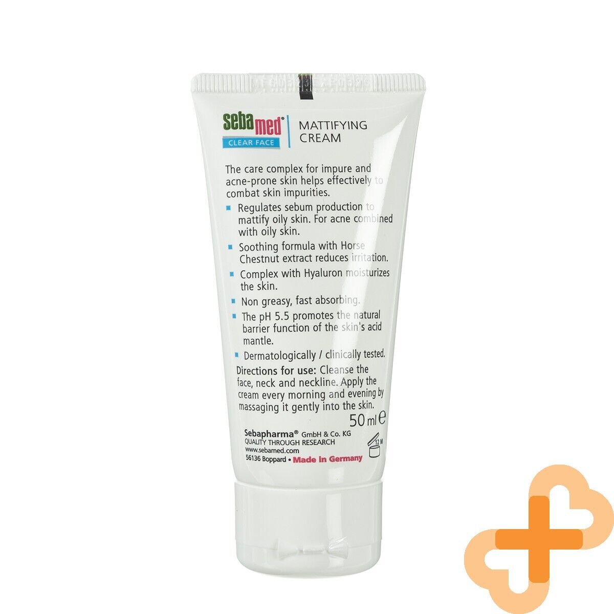 SEBAMED Clear Face Mattifying Cream for Oily and Acne-Prone Skin 50ml SebaMed Au supplements